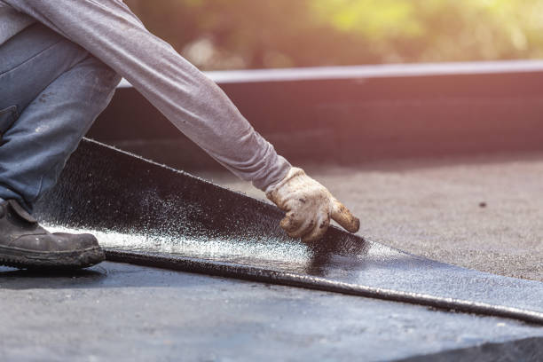 Professional Waterproofing technician working in Medford, WI